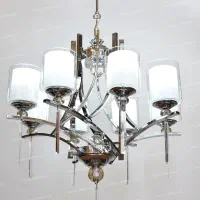 لوستر مدرن پروفیلی دو گلس لهستانی