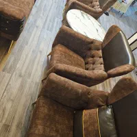 مبل ۱۰ نفره چرم|مبلمان خانگی و میز عسلی|شهرکرد, |دیوار