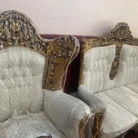 مبلمان سلطنتی منبت کاری هردو رو چوب روس|مبلمان خانگی و میز عسلی|شیراز, زرهی|دیوار