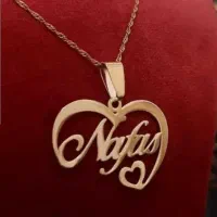 پلاک طلا قلب ماهسین|جواهرات|اسلام‌شهر, باغ فیض|دیوار