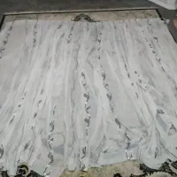 پرده تور یالان دستک بالشتک