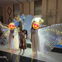 فروش ویژه بال فرشته نورانی به همراه لباس