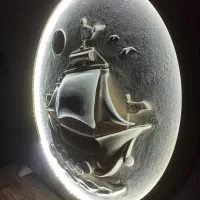 تابلوی برجسته کشتی ثروت|تابلو، نقاشی، عکس|تبریز, |دیوار