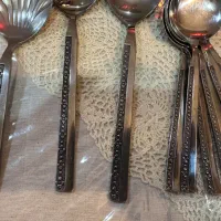 ظرف میوه برنجی هندی و سرویس قاشق چنگال ظروف دیگر|ظروف سرو و پذیرایی|تهران, چیتگر شمالی|دیوار