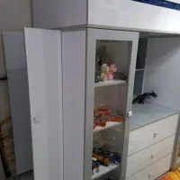 سرویس تخت پله خور و کمد و میز تحریر  کاملا نو|تخت و سرویس خواب|تهران, خانی آباد نو شمالی|دیوار