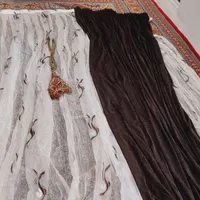 ۳ تیکه پرده پارچه ترک|پرده، رانر، رومیزی|خلخال, |دیوار