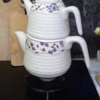 کتری قوری لعابی سالم