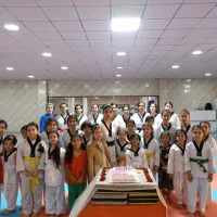 آموزش ورزش المپیکی تکواندو بانوان واقع در کرونی