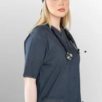 اسکراب روپوش پزشکی پرستاری برند Medora طرح جین|لباس|تبریز, |دیوار