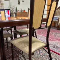 میز چوبی و صندلی ناهار خوری چهار نفره با کیفیت|میز و صندلی غذاخوری|شیراز, شریفآباد|دیوار