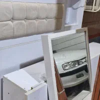 سرویس تخت خواب ام دی اف در حد نو|تخت و سرویس خواب|شوشتر, |دیوار