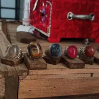 تعدادی انگشتر نقره|جواهرات|سنندج, |دیوار