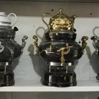 سماور گازی طرح سنگ استیل روگازی آیلار ارسال شهروند|سماور، چای‌ساز، قهوه‌ساز|مشهد, گلشور|دیوار