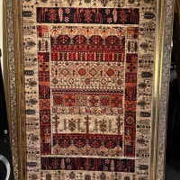 تابلو فرش با قاب سنتی