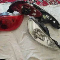 چراغ ۲۰۶ جلو و خطر