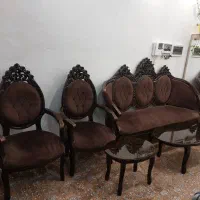 مبلمان چوبی کلاسیک میز عسلی سالم و زیبا|مبلمان خانگی و میز عسلی|رباط‌کریم, رباط‌کریم|دیوار