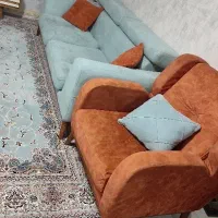 مبل هشت نفره و ناهار خوری چهار نفره بزرگ