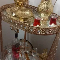 سماورذغالی و میزبار