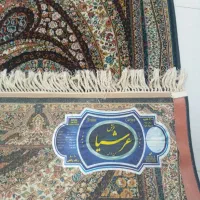 فرش یک در چهار ۷۰۰ شانه سرمه ایی|فرش|کرمانشاه, |دیوار