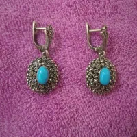 گوشواره نقره سنگین