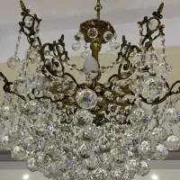 لوستر برنز یا برنج|لوستر و چراغ آویز|کرج, شهرک ظفر|دیوار