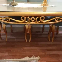 میزناهارخوری شش نفره چوبی