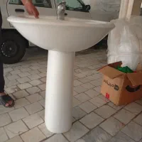 روشویی سالم و بدون ترک همراه شیر اهرمی
