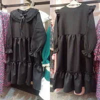 پیراهن دخترانه مازراتی مشکی کد 106|کفش و لباس بچه|مشهد, فرهنگیان (شهرک غرب)|دیوار