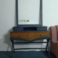 آینه و کنسول تمام چوب|بوفه، ویترین، کنسول|مشهد, بهارستان|دیوار
