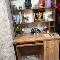 تخت ۳ طبقه همراه کتاب خانه برای نوجوان و میز آرایش|تخت و سرویس خواب|اندیشه, اندیشه فاز ۱|دیوار