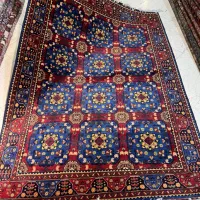 قالیچه های کرک زمینه ابی