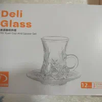 استکان چای خوری همراه با نعلبکی