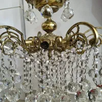 لوستر ۶ شاخه برنجی