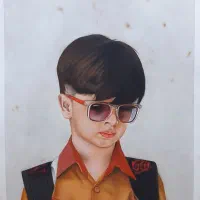 سفارش نقاشی چهره با مدادرنگی