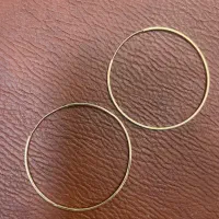 گوشواره حلقه ای پروفیلی بزرگ