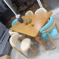 ست ۴ نفره مدل نوبل|میز و صندلی غذاخوری|سنندج, |دیوار