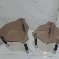 میز شیشه ای عسلی