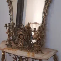 اینه شمع دان برنجی