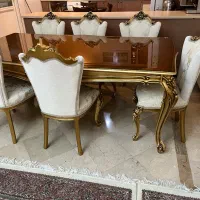 ست مبلمان و میز ناهار خوری ۱۰ نفره استیل|مبلمان خانگی و میز عسلی|تهران, المهدی|دیوار