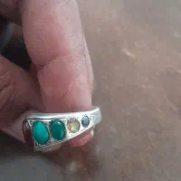 انگشتر ۹سنگ سپاهان|جواهرات|لنجان, |دیوار