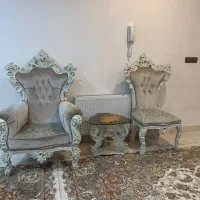مبل  سلطنتی ملایر اصل و تخت تک نفره