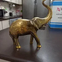 مجسمه فیل وگلدان برنزبرنزی اصل هندی پاکستانی|صنایع دستی و سایر لوازم تزئینی|کهریزک, |دیوار