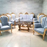 مبل استیل ۹ نفره با پارچه نو رویال|مبلمان خانگی و میز عسلی|اصفهان, جلالیه|دیوار