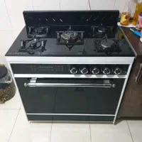 گاز طرح فر صفحه شیشه ای
