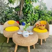 مبل حصیری وصندلی میز حصیری بی واسطه از تولیدی