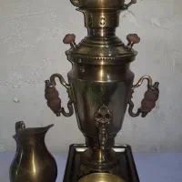 سماور زغالی روسی برنجی