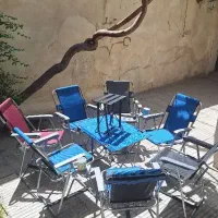 صندلی تاشو مترویی کمپینک بلو سایبان در ۳سایز|کوهنوردی و کمپینگ|تهران, هاشمآباد|دیوار