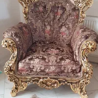 مبلمان پذیرایی ۹ نفره ومیز ناهارخوری ۸ نفره|مبلمان خانگی و میز عسلی|لاهیجان, کوه بیجار|دیوار