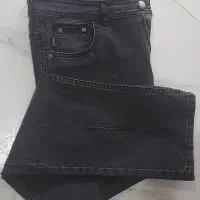 شلوار  کتان وجین مدل راسته .نو