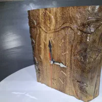 ساعت چوبی دست ساز|ساعت دیواری و تزئینی|بندرعباس, |دیوار